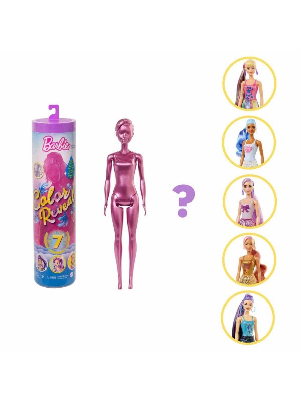 GTR93-GWC55 Mattel Barbie Color Reveal Doll Renk Gösterimi Pırıltılı …