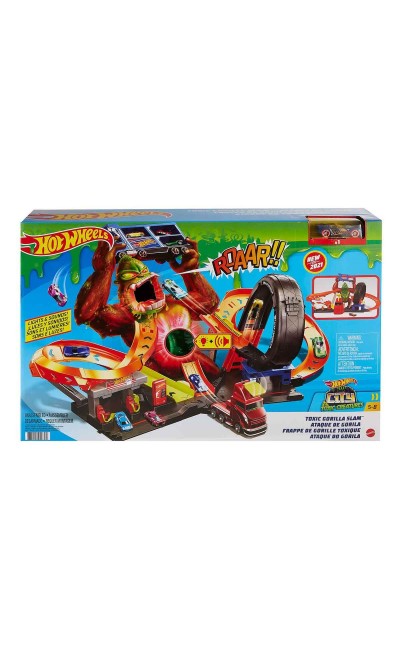 GTT94 Hot Wheels Zehirli Goril Saldırısı Oyun Seti