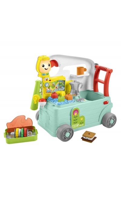 HCK81 Fisher Price Eğlen ve Öğren 3'ü 1 Arada Karavan Türkçe ve İngilizce