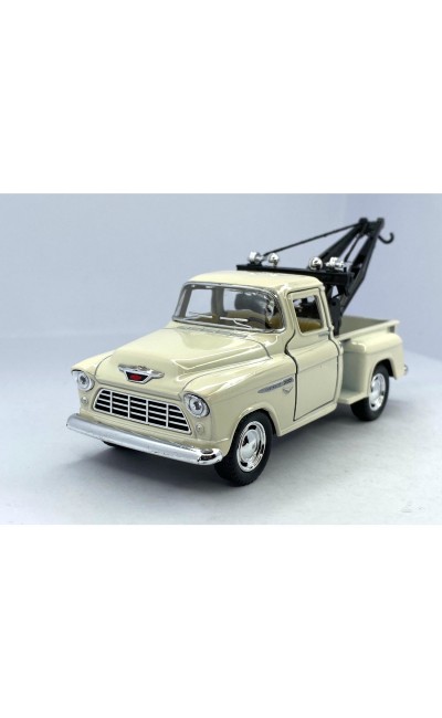 KT5330DF Kinsmart 1955 Chevy 3100 Stepside Çekici - Çek Bırak Lisanslı Model Oyuncak Araba 1:32