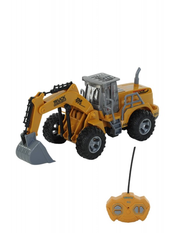 DMNSH091-367B Duman Kumandalı Şarjlı Işıklı Dozer - Kazıyıcı İş…