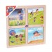 ONY-343/344/345/346 Onyıl Ahşap Eğitici 4'lü Puzzle