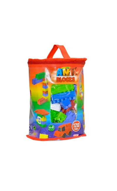 ANT 121 Asya Oyuncak 120 Parça Çantalı Blocks