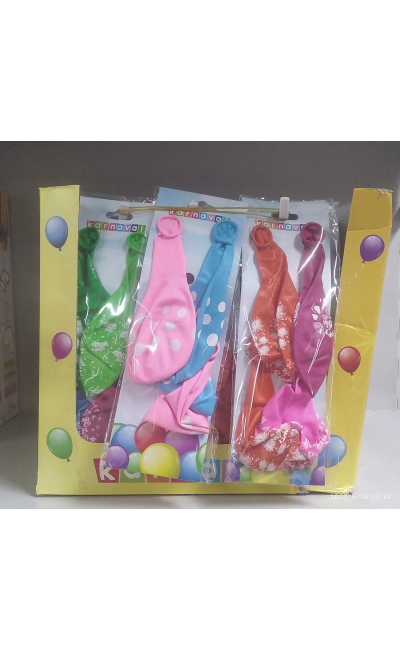 İBİŞ 100 LÜ KARNAVAL STANDLI BALON 4 ADET