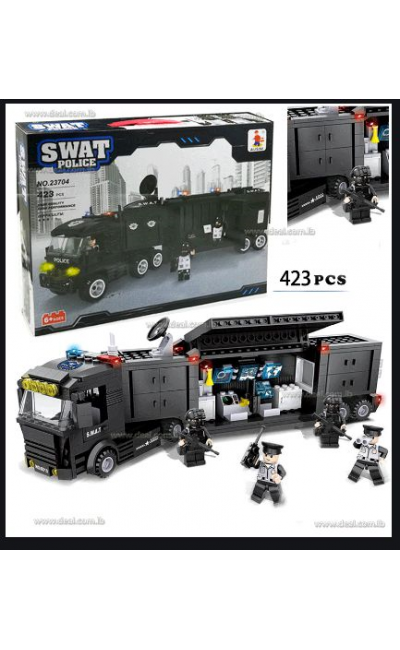 23704 Asya Ant Bricks Swat Police Seti Lego ''423 Parça''