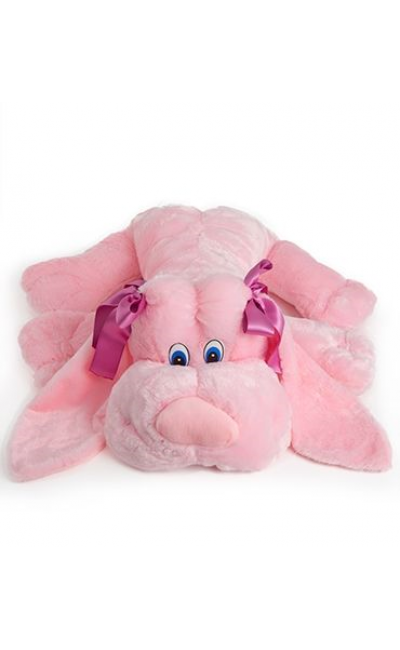 PL78141 Halley Peluş Oyuncak Yatan Tembel Köpek 70 cm