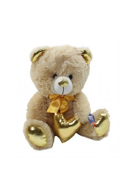 PL62501 Halley Parlak Kalpli Peluş Ayı 40 cm
