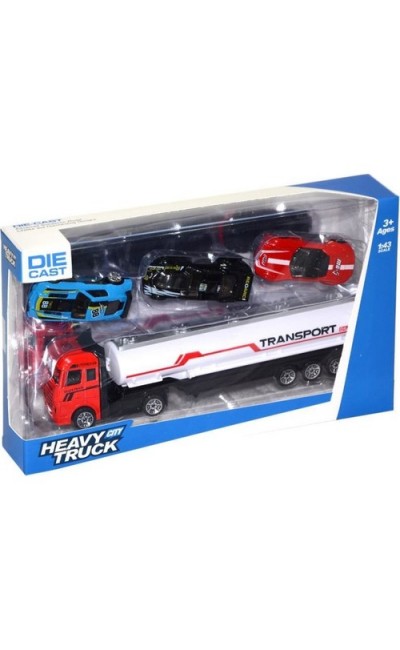 TQ123-G7 Pasifik Toys Metal Tır ve Arabalar Seti