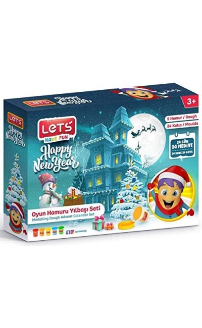 LB8490 Lets Oyun Hamuru Yılbaşı Seti