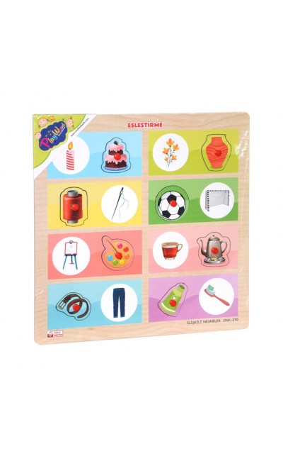 ONY-369/370 Onyıl Ahşap Tutmalı Eşleştirme İlişkili Nesneler Puzzle Setleri