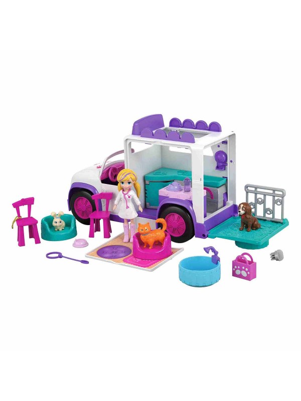 GFR04 Polly Pocket Mobil Veteriner Seti…