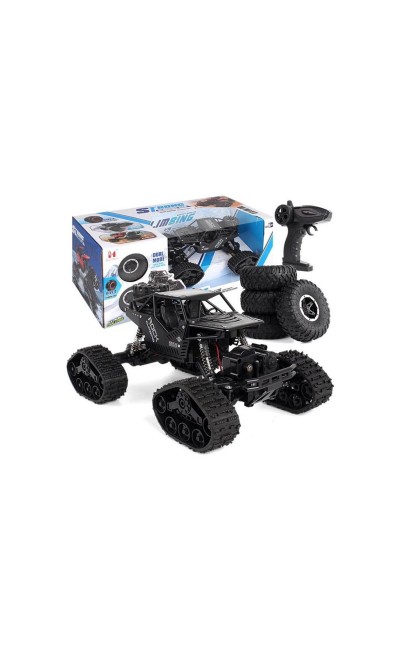 LH-C012 Can Oyuncak Kutulu U/K 1:16 Strong Climbing Car Dual Mode Palet ve Tekerli Off-Road Metal Rock Crawler