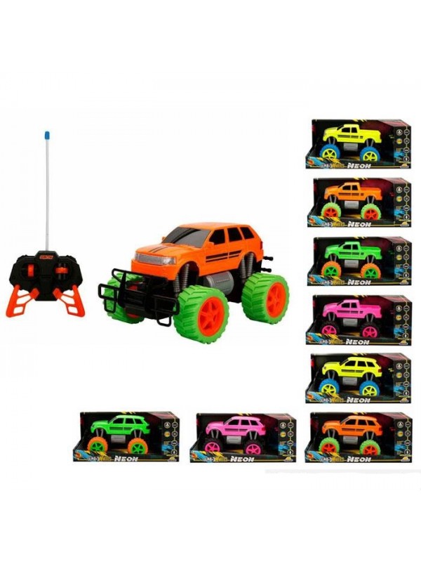 S01080032 Sunman 1:18 Uzaktan Kumandalı Neon Jumbo Weels USB Şarjlı Ara…