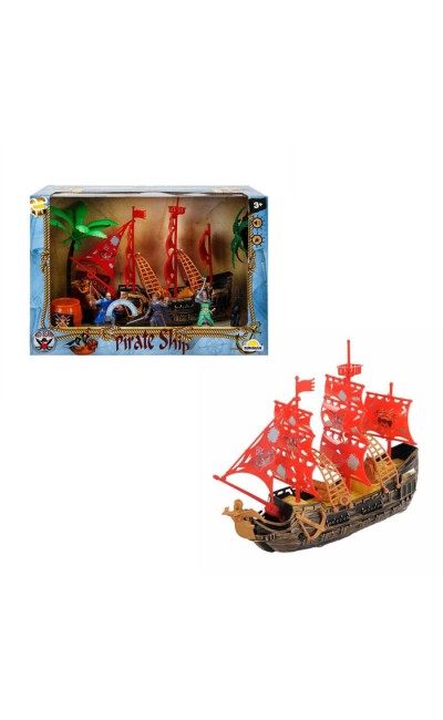 S01002010 Sunman Sesli ve Işıklı Korsan Gemisi Oyun Seti