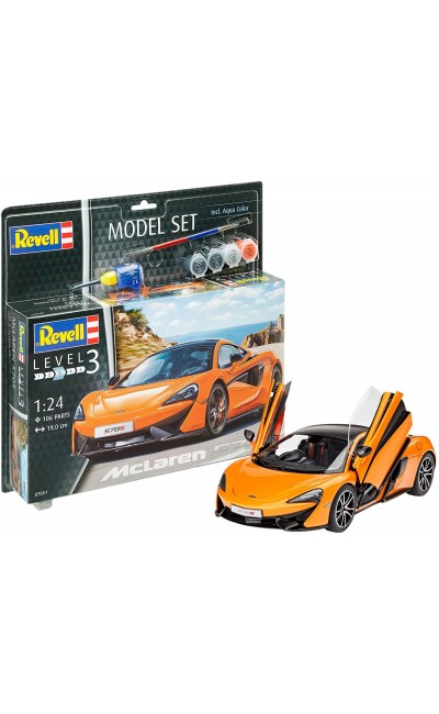 VBA67051 Revell Mclaren 570S Model Seti 1:24