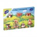 ONY-191/192/193 Onyıl Playwood Ahşap Tutmalı Çiftlik Sevimli Kümes Hayvanları Puzzle