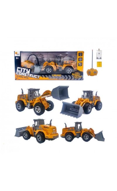 SH091-368B Duman Kumandalı Şarjlı Işıklı Dozer-Kazıyıcı İş Makinesi