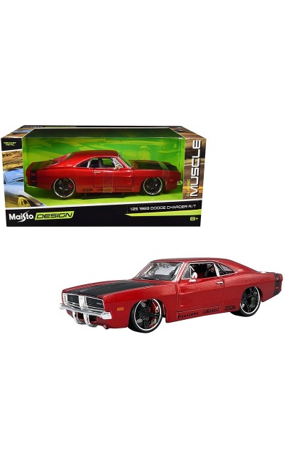 32537 Maisto Diecast 1:24 Design Classic Muscle 1969 Dodge Charger RT