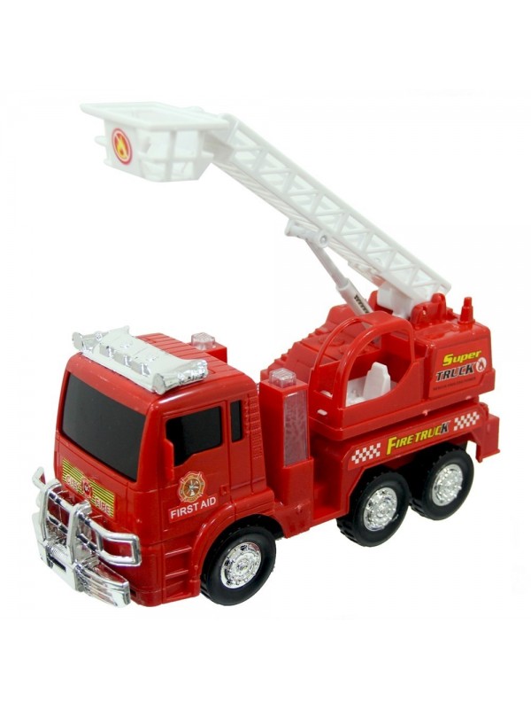 175B-3 Pasifik Fire Truck Sesli ve Işıklı Çarp Dön Pilli İtfaiye…
