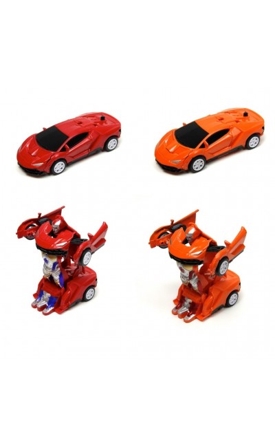 LT-666-2 Vardem Tek Tuşla Robota Dönüşen Metal Çekbırak Lamborghini