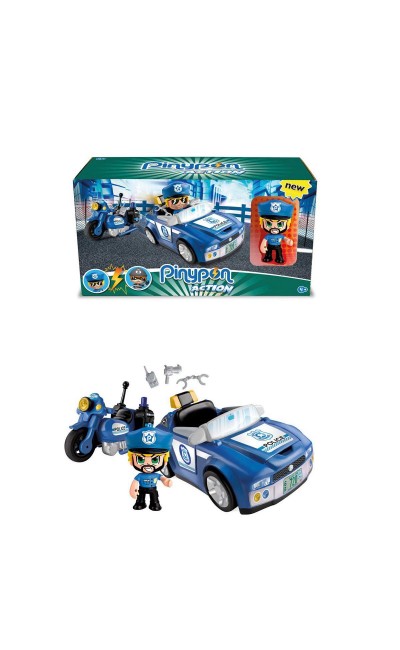 Pinypon Action Süper Polis ve Arabası