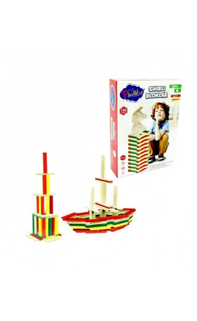 ONY-358 Onyıl Playwood Eğitici Sihirli Bloklar ''100 Parça''