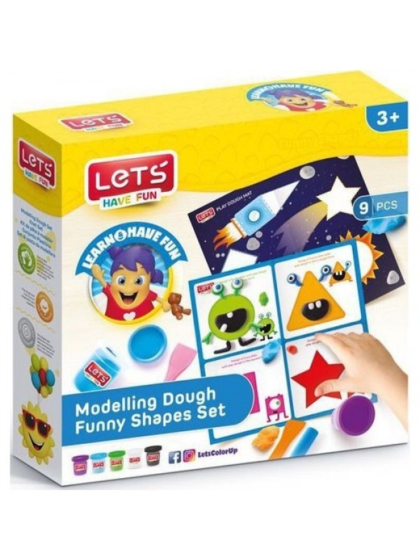 L9010 Lets Oyun Hamuru Eğlenceli Şekiller Seti…