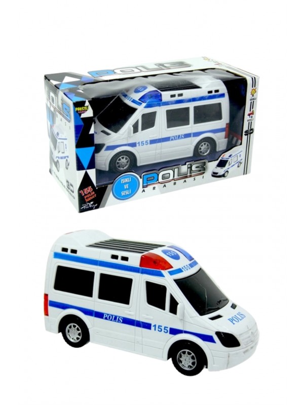 FAB(155) Prestij Işıklı Sesli Pilli Polis Arabası…