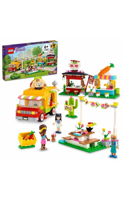 LGF41701 LEGO Friends Sokak Lezzetleri Pazarı Yapım Seti