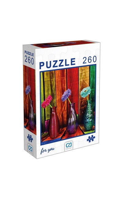 CA.6006 CA Çiçekler Puzzle ''260 Parça''