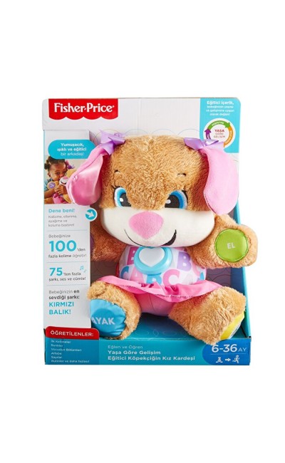 FPP83 Fisher Price Eğlen ve Öğren Yaşa Göre Gelişim Eğitici Köpekçiğin Kız Kardeşi