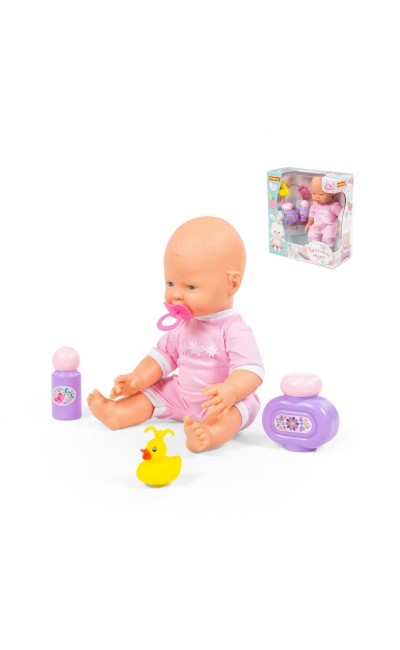 78360 Polesie Neşeli Oyuncak Bebek Emzik ile Banyo Seti