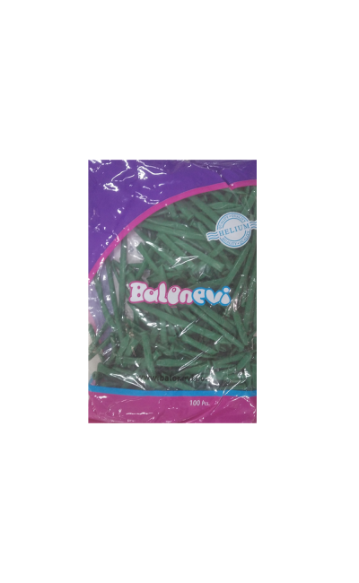 BALONEVİ KOYU YEŞİL SOSİS BALON 100 LÜ