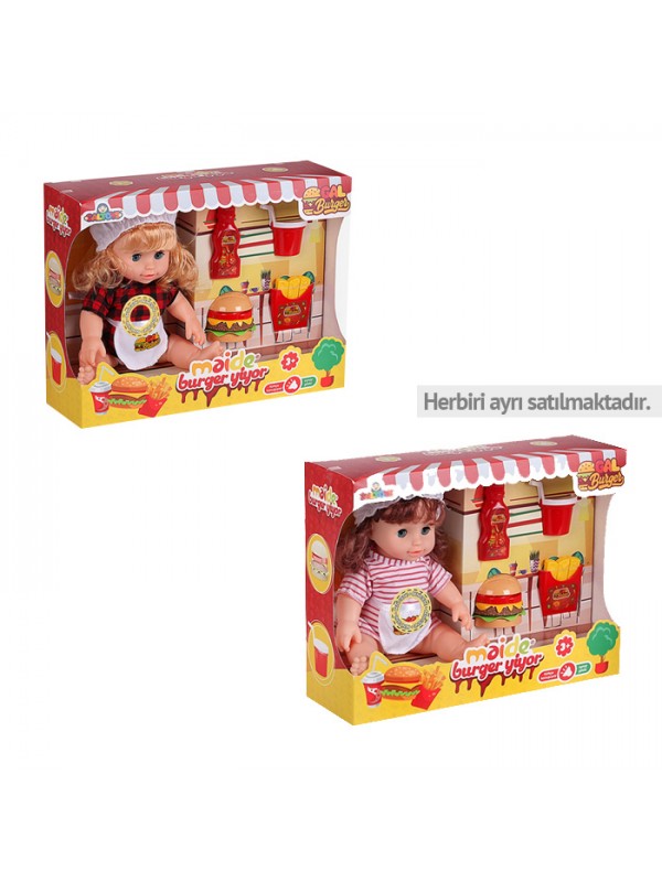 GLT1105 Galtoys Maide Bebek Burger Yiyor…