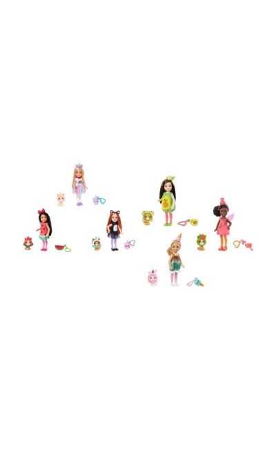 GHV69 Barbie Kostümlü Chelsea ve Hayvancığı Oyun Setleri