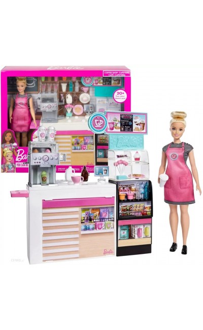 GMW03 Barbie'nin Kahve Dükkanı Oyun Seti