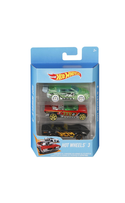 K5904 HOT WHEELS ÜÇLÜ ARABA SETİ