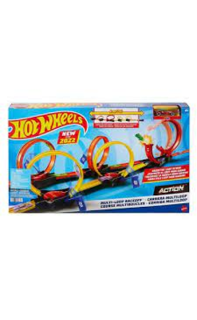 HDR83 HOT WHEELS ÇOK ÇEMBERLİ YARIŞ SETİ