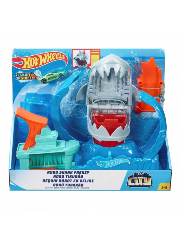 GJL12 HOT WHEELS ROBOTİK KÖPEK BALIĞI RENK DEĞİŞTİREN OYUN SETİ…