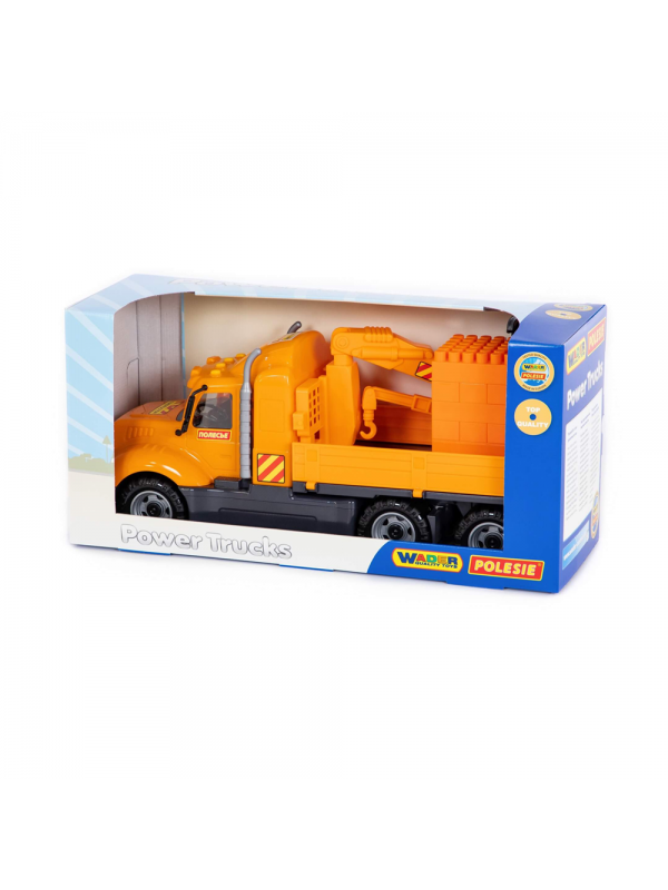 55590 POLESİE  MIKE, VİNÇ + YAPI SETİ "SUPER MİKS" - PALET …