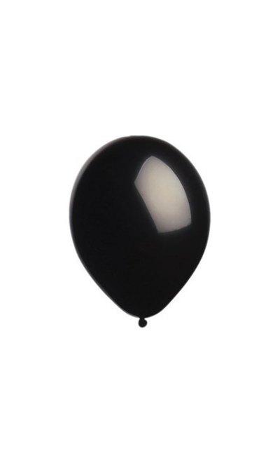 BBM12100-07 BALONEVİ 12" BASKI BALONU METALİK SİYAH 100'LÜ