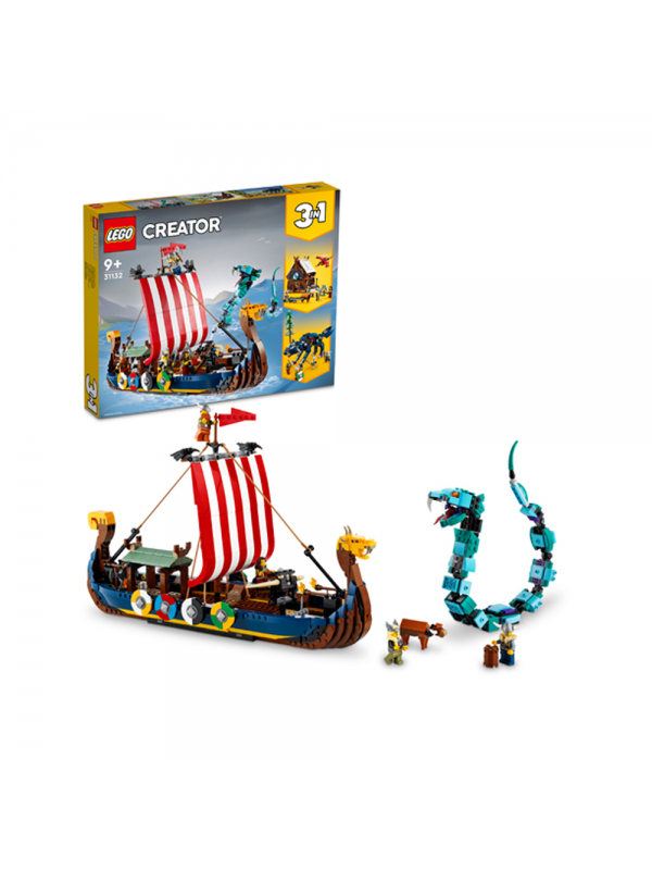 31132 LEGO 1192 PRÇ WİKİNG GEMİSİ VE YILANI…