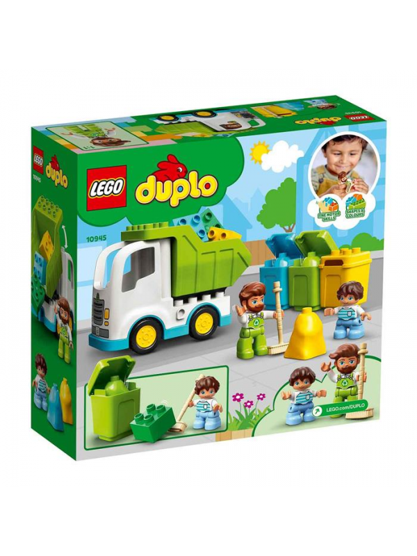 LED10945 LEGO® DUPLO® KASABASI ÇÖP KAMYONU VE GERİ DÖNÜŞÜM…