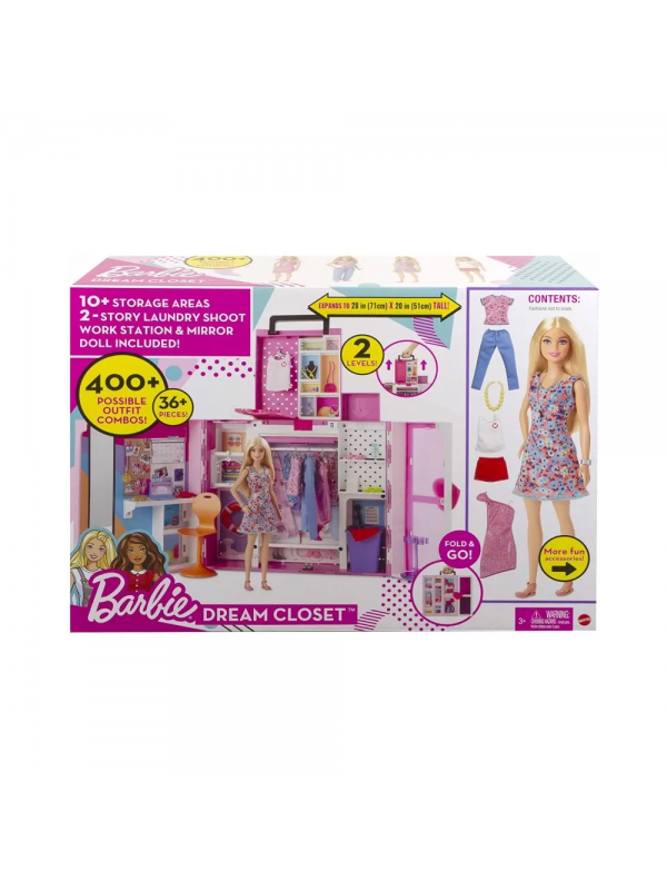 HGX57 BARBİE VE YENİ RÜYA DOLABI OYUN SETİ…