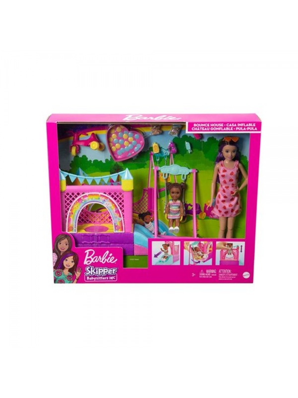 HHB67 BARBİE BEBEK BAKICISI SKİPPER OYUN EVİ SETİ…