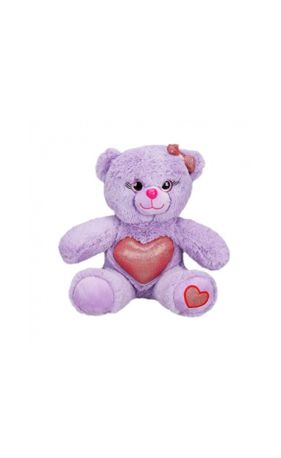 S03001512 SUNMAN SUN-JNH-PFF-SK.PELUŞ AYI OTURAN RENKLİ/KALPLİ 26CM.3R.
