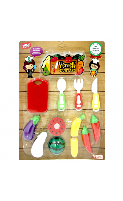 URT007-KRT-1A/B BİRLİK 12 PCS KAYISILI KESİLEBİLEN MEYVE & SEBZE