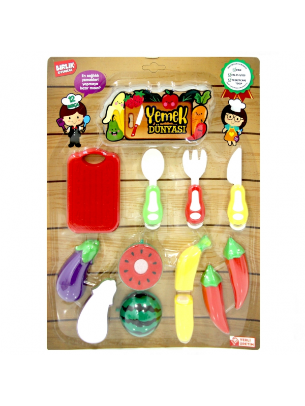 URT007-KRT-1A/B BİRLİK 12 PCS KAYISILI KESİLEBİLEN MEYVE & SEBZE…