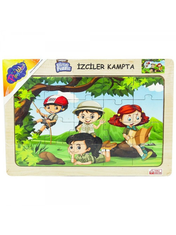 ONY-40/41/42/43 ONYIL AHŞAP EĞİTİCİ PUZZLE / İZCİLER KAMPTA…