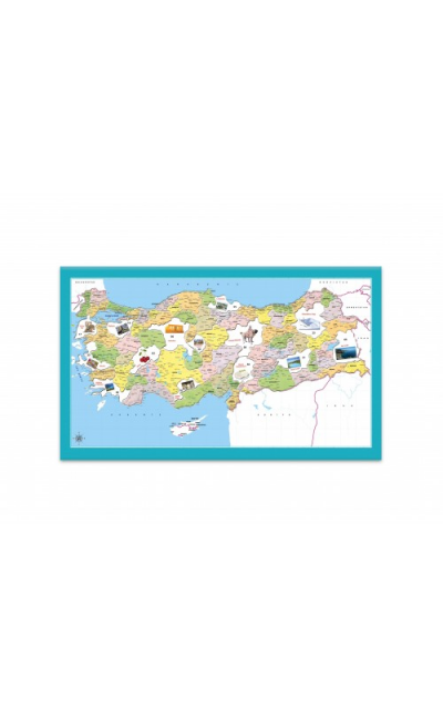 LCSH001 UTKU SİYASİ HARİTA FRAME